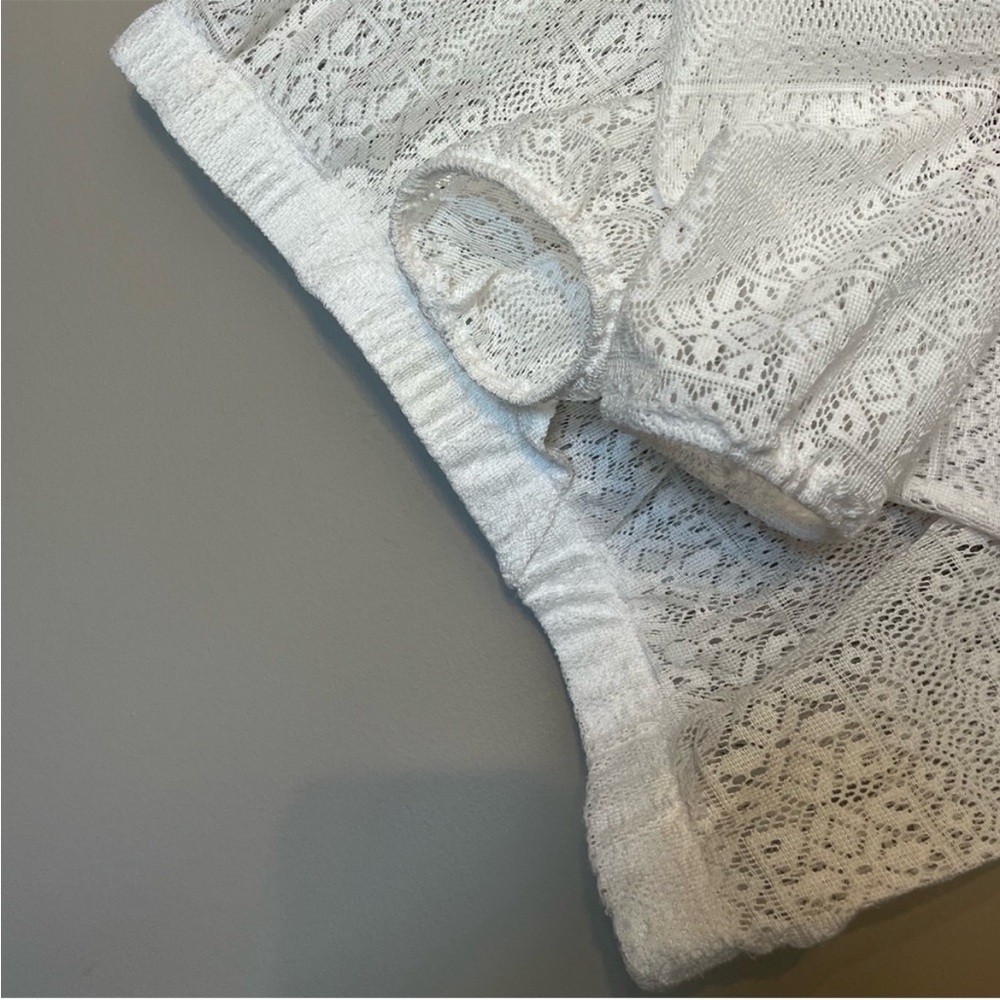 BKE White Lace Top - Picture 4 of 5
